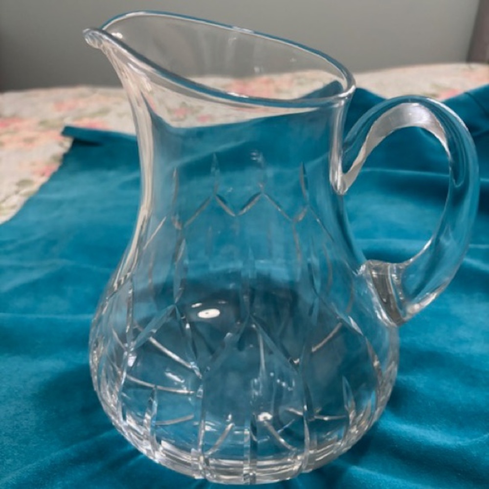 Elegant Vintage Glass Pitcher